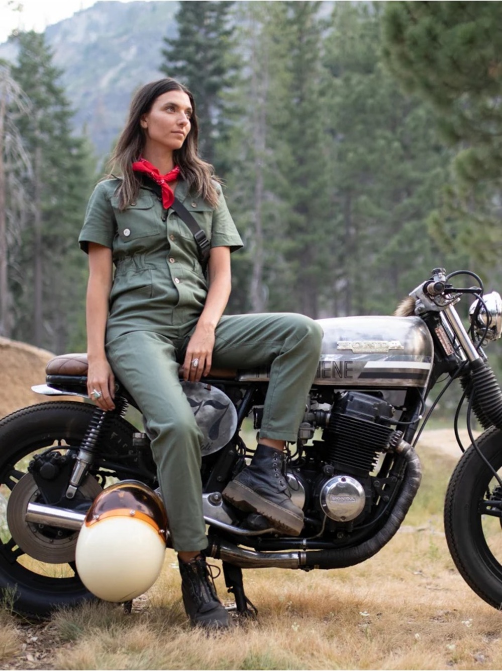 DESO Bodie Coverall - Olive Green 100% Organic Cotton